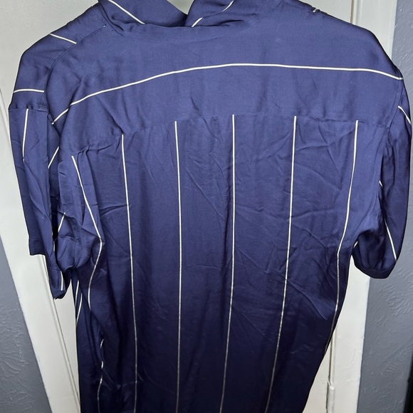 New With Tags SANDRO PARIS SHORT SLEEVE MENS STRIPED SHIRT - Picture 5 of 5